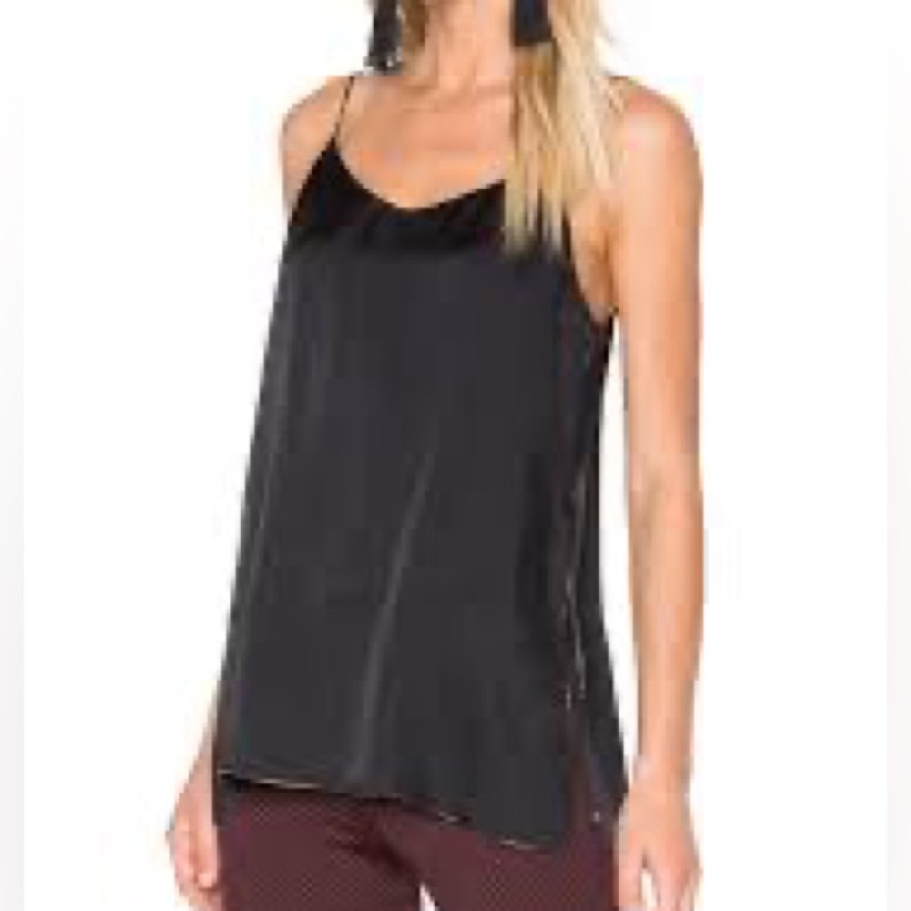 Theory beaded silk tank